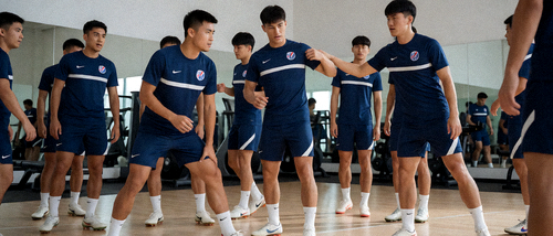 皇家马德里球员训练备战欧冠比赛场景